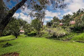 A lush green landscape with trees and a clear sky. - Large Bogor Villa w/ Pool, BBQ Grill& Fishing Spot (Cigombong)