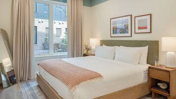 1 bedroom, travel crib, free WiFi, bed sheets