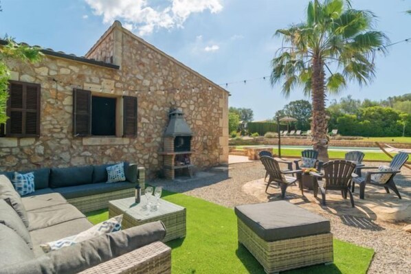 Garden - SA PUNTA - Villa with private pool in Son Carrio. Free WiFi (Sant Llorenc des Cardassar)