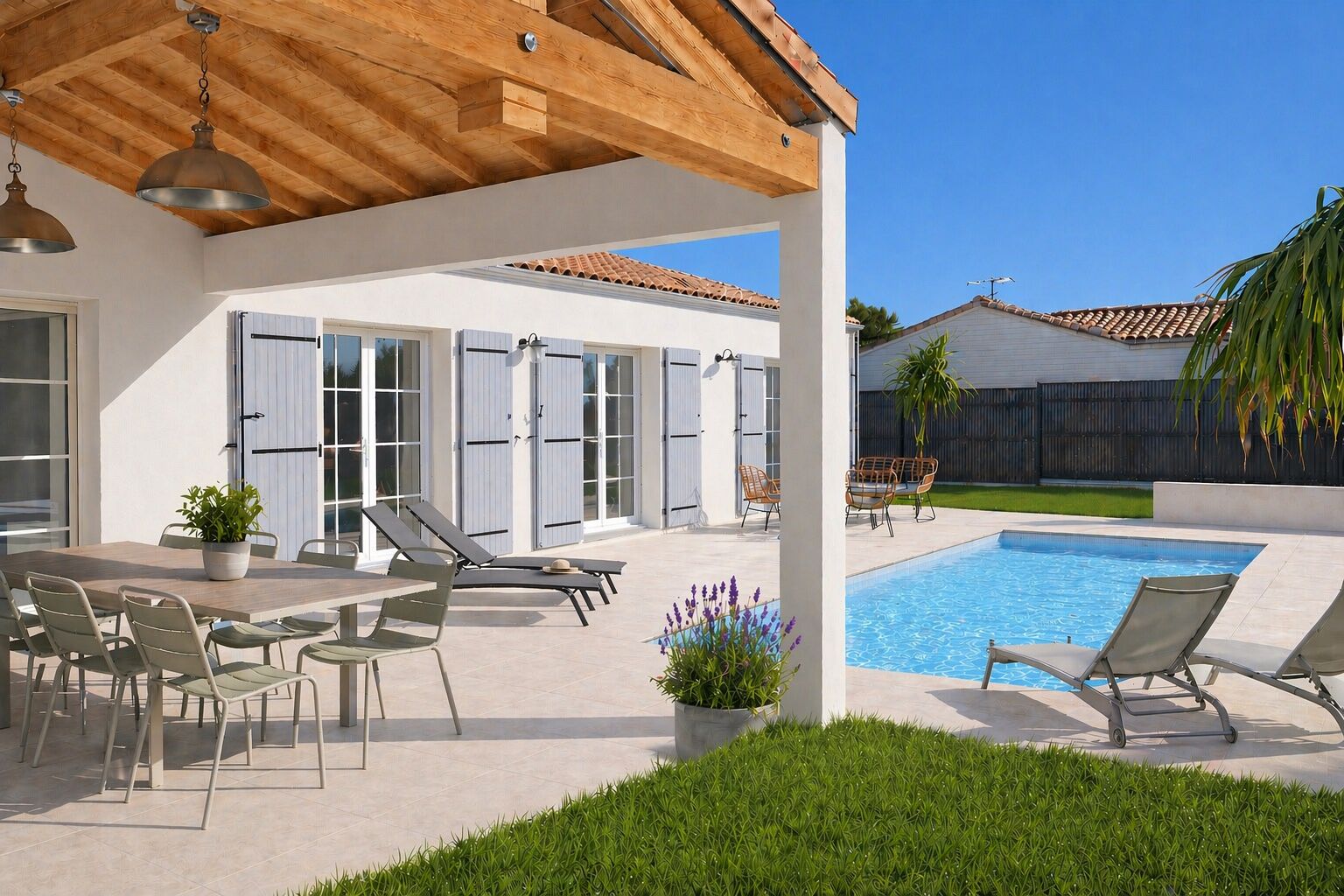 Piscine chauffée