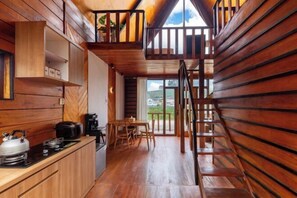 Interior - Cabin Linggayoni Dieng (Batur)