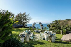 Espace mariage en plein air