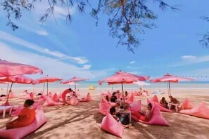 Private beach nearby