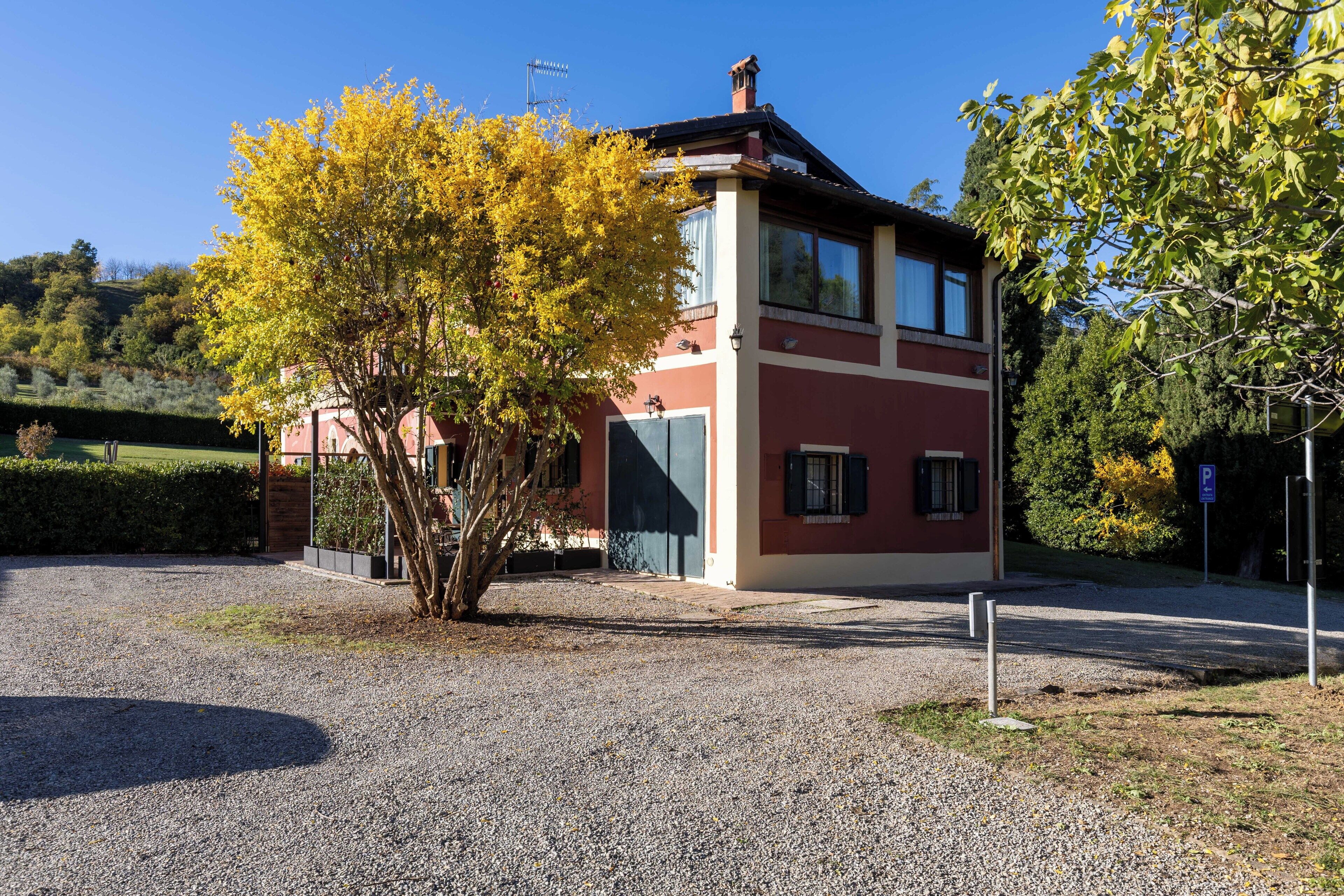 Fassade der Unterkunft