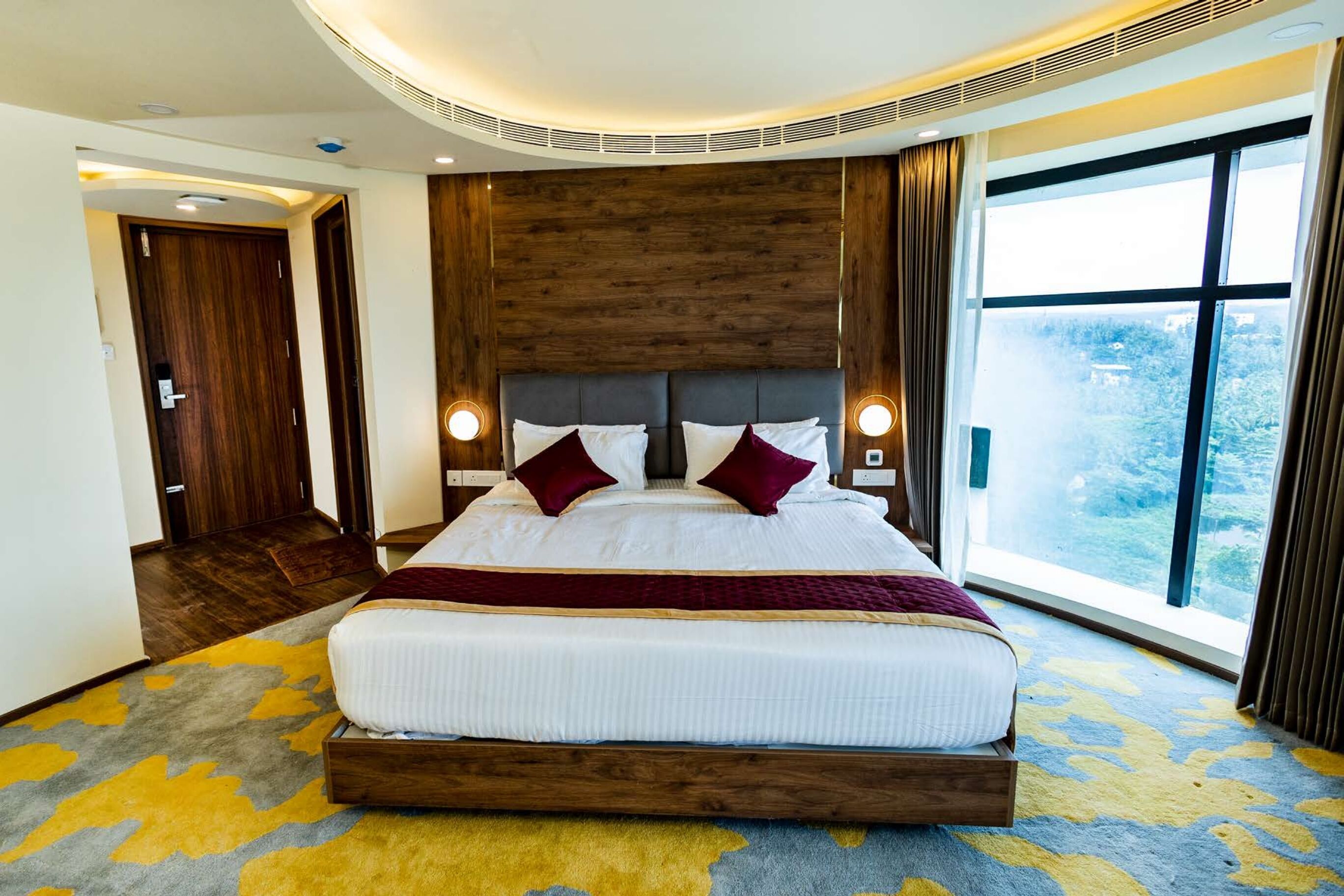 Lyxsvit - utsikt mot staden | Ljudisolering, strykjärn/strykbräda och gratis wi-fi