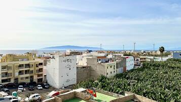 Vue depuis lâhĂ©bergement