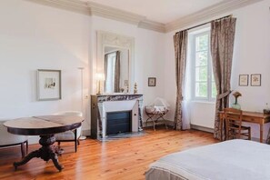 Desk, iron/ironing board, travel crib, free WiFi