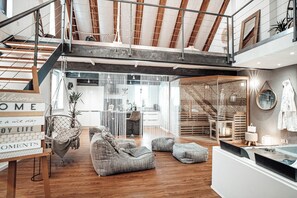 Interior - Luxury loft "Timeout" with private spa near Trier (Ralingen)