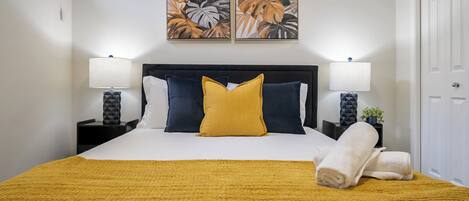 2 bedrooms, iron/ironing board, travel cot, WiFi