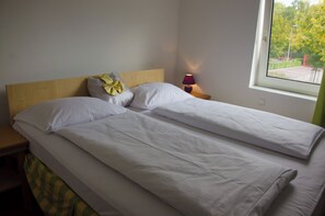 Tweepersoonskamer, uitzicht op de stad