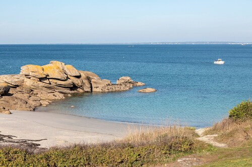 Maison de Vacances 'Aimée Familiale 150m Plage' avec Jardin Privé et Wi-Fi