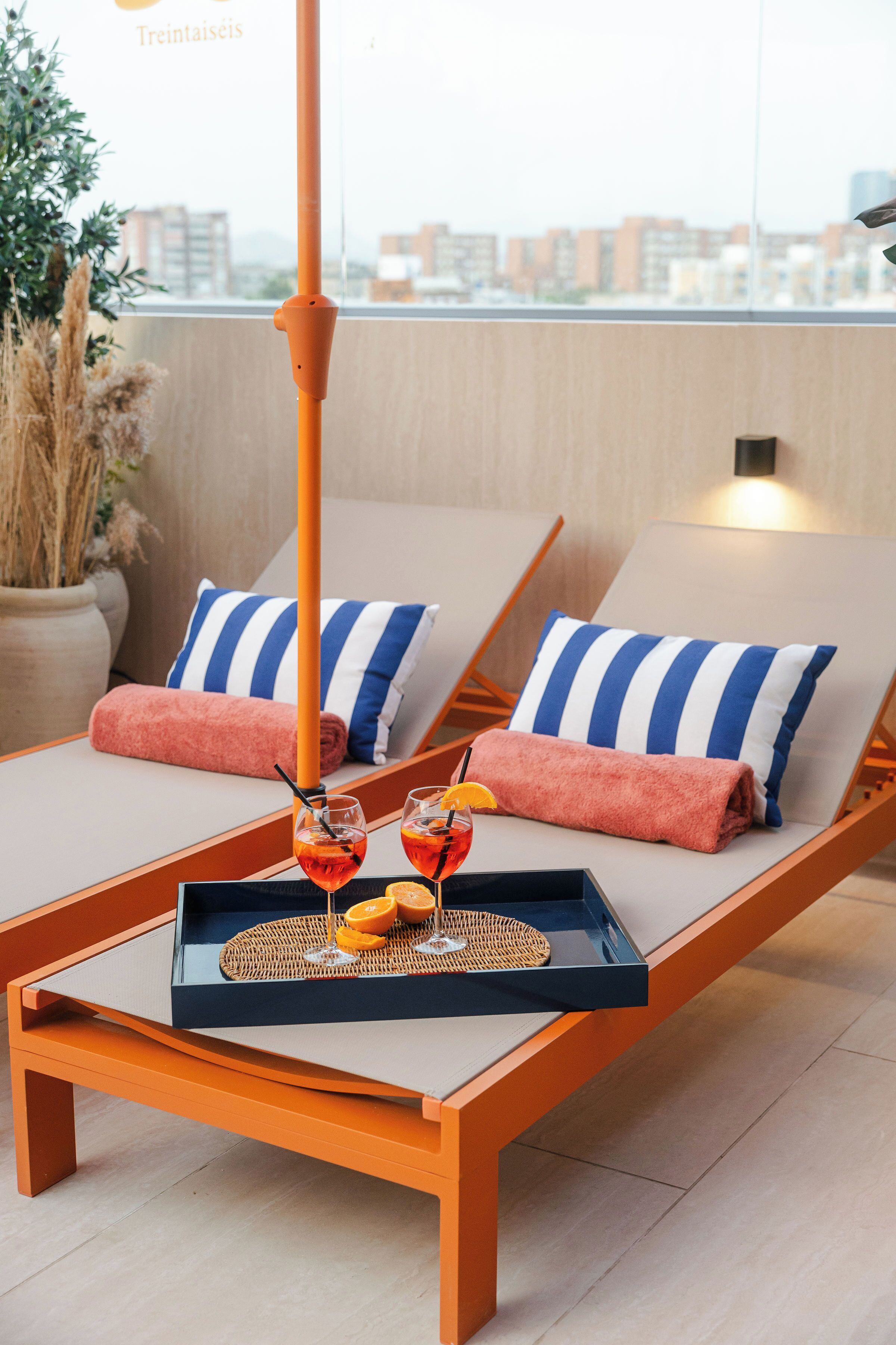 Terrasse sur le toit