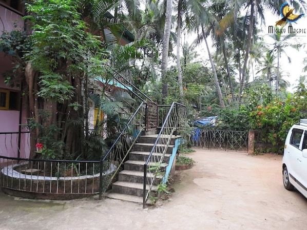 Fachada de la propiedad