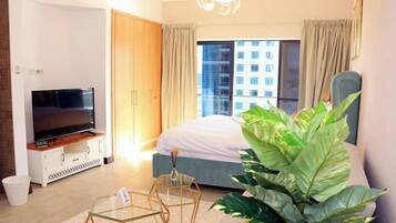 Soundproofing, iron/ironing board, cots/infant beds