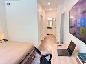 Desk, iron/ironing board, travel cot, WiFi