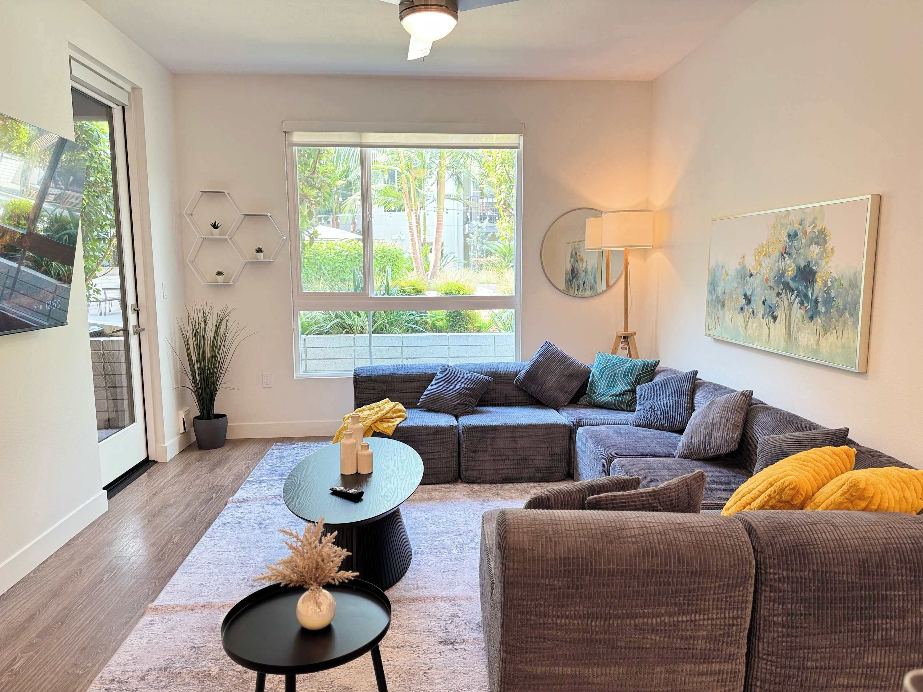 Smart TV, table football, ping pong, books