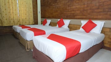 Free WiFi, bed sheets