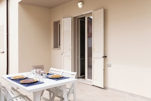 Apartment, 3 Bedrooms, Garden Area | Terrace/patio