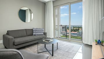 Standard Apartment, Balcony, City View | Living area