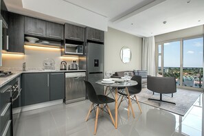 Standard Apartment, Balcony, City View | Living area - Serviced apartment collection Rosebank (Johannesburg)