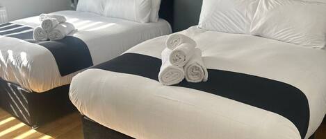 Desk, iron/ironing board, travel crib, WiFi