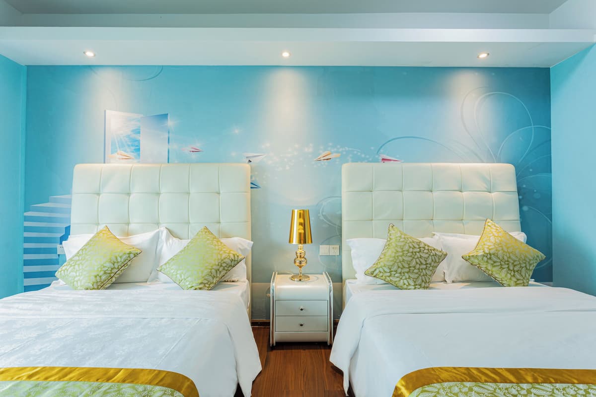 In-room safe, blackout curtains, soundproofing, iron/ironing board
