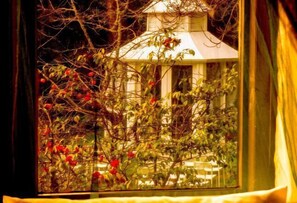 Blick von der Unterkunft