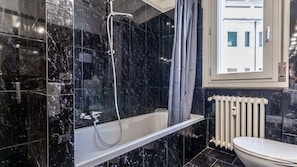 Shower, hair dryer