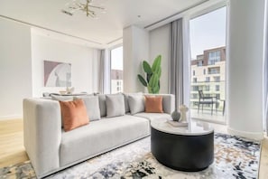 Living area - Stella Stays Radiant 1Bdr Barari (Dubai)