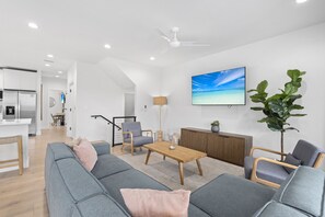 Smart TV, video games, table football, books