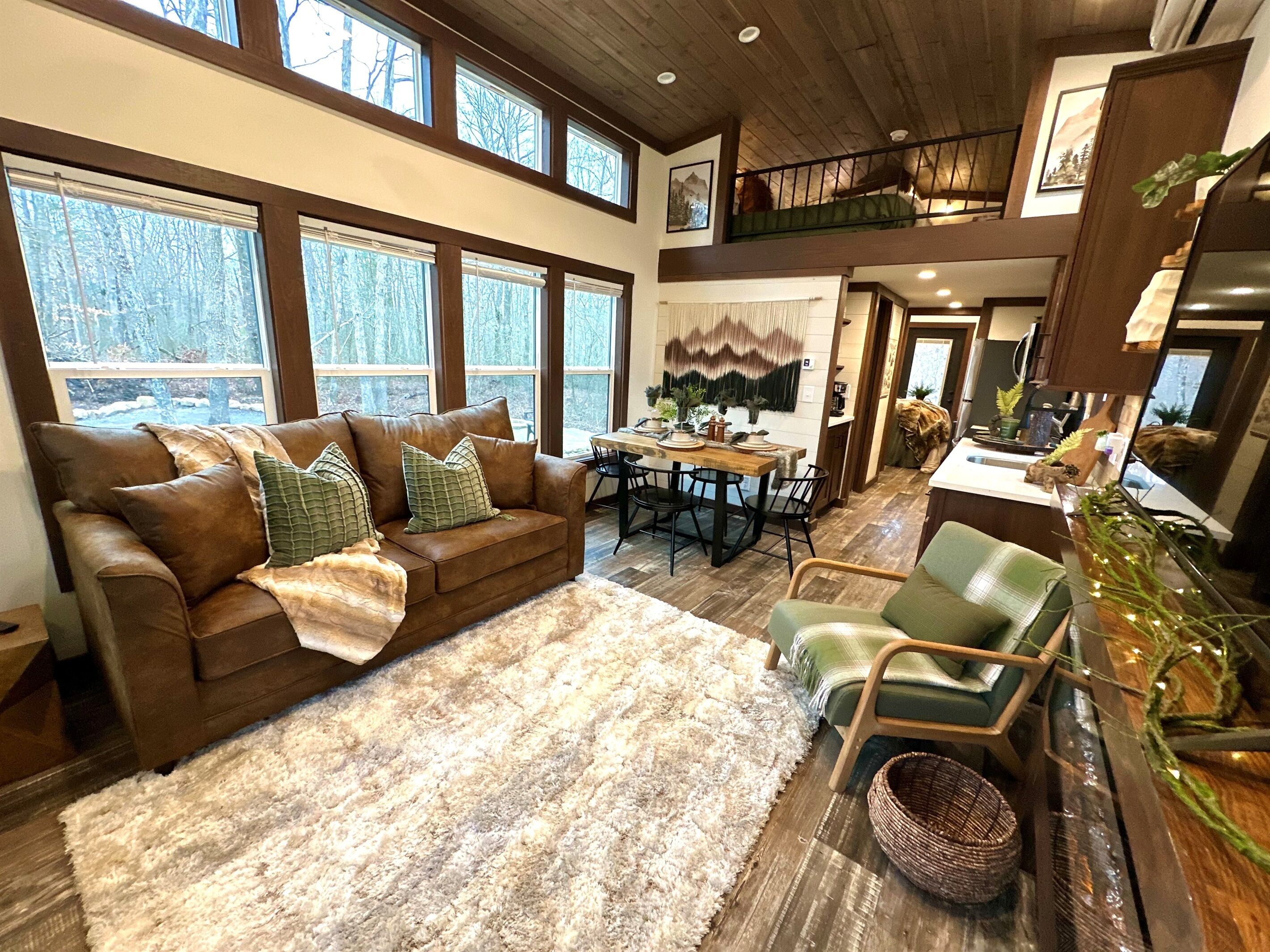 TV connectée, cheminée