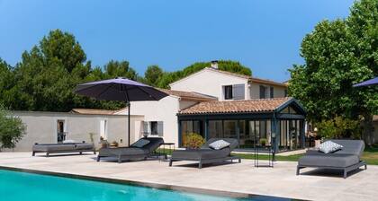 Grand mas, piscine chauffée - 12 - EygaliÚres - Alpilles / Luberon - Animaux ok