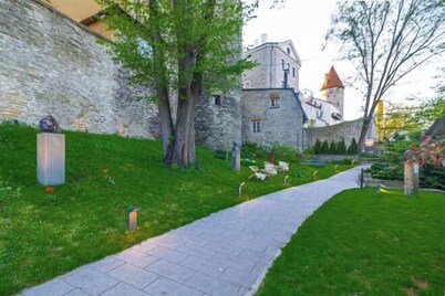 Stay in a real medieval tower (lower floors)