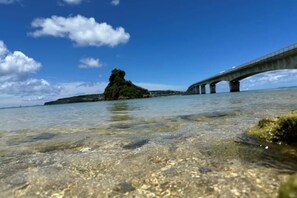 Blick von der Unterkunft