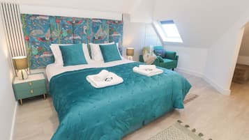 4 habitaciones, decoración personalizada y muebles diferentes