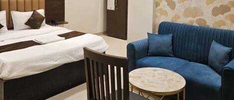 디럭스 더블룸 | 무료 WiFi, 침대 시트