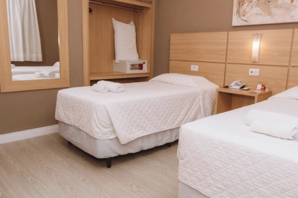 Bedroom. Interior and views may vary by availability.