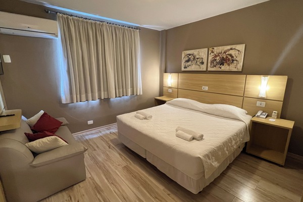 Bedroom. Interior and views may vary by availability.