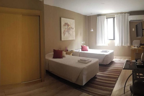 Bedroom. Interior and views may vary by availability.