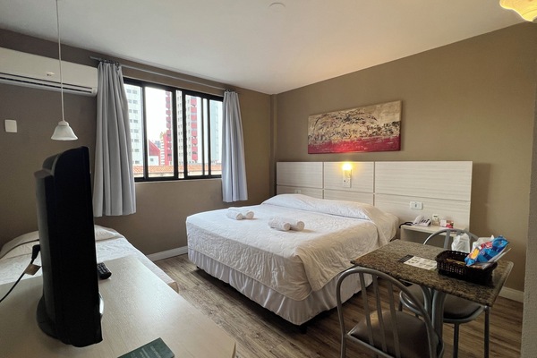 Bedroom. Interior and views may vary by availability.