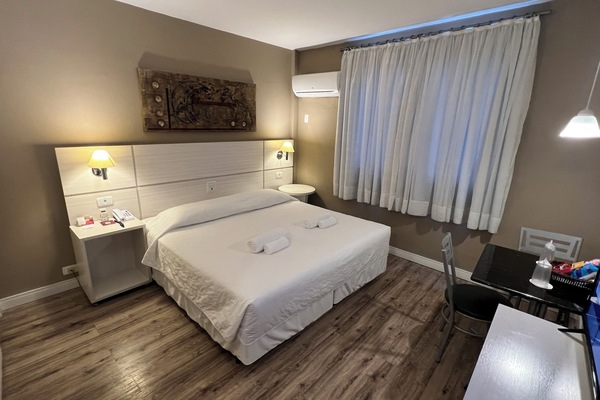 Bedroom. Interior and views may vary by availability.