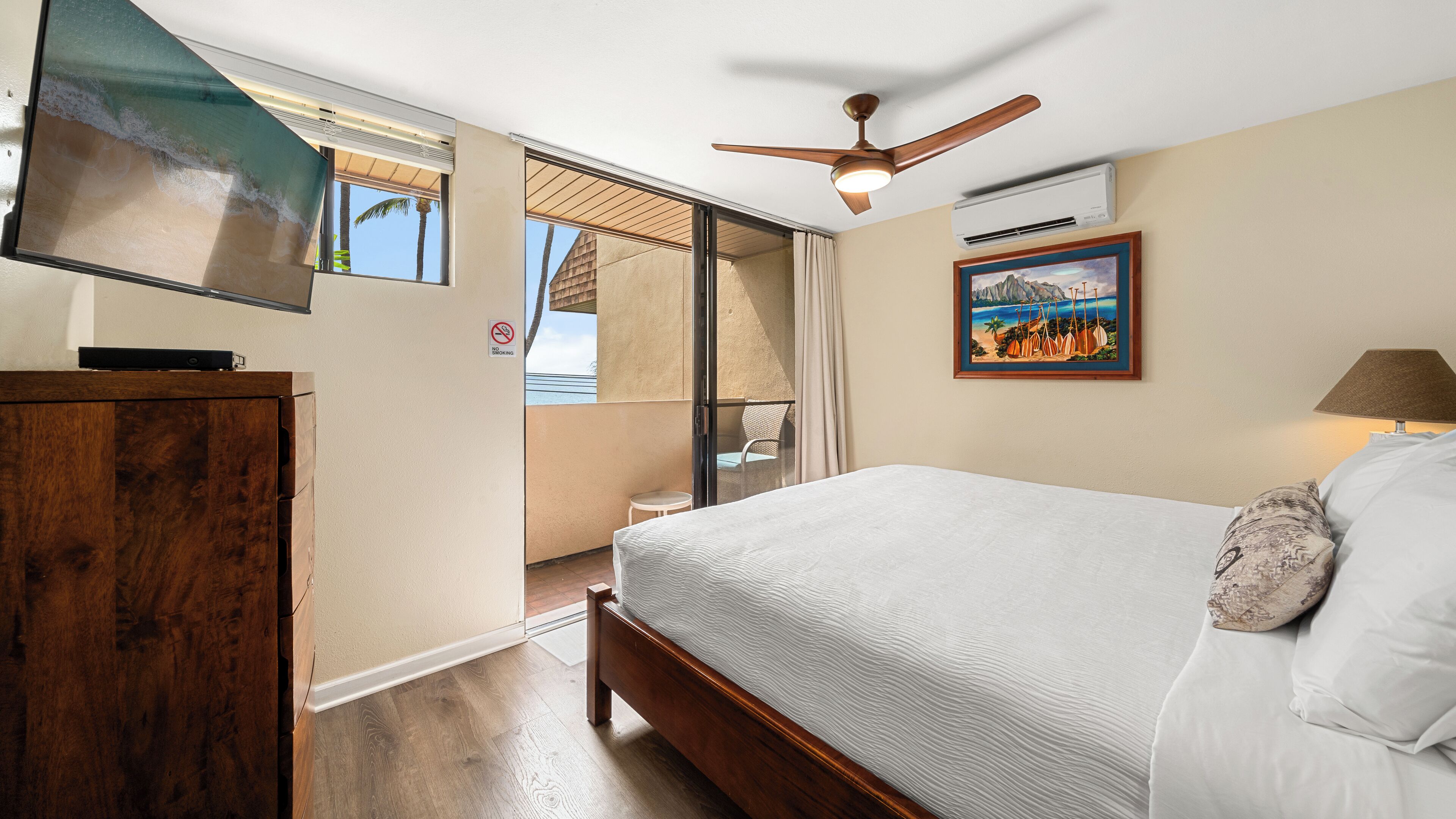 Iron/ironing board, travel crib, WiFi, bed sheets