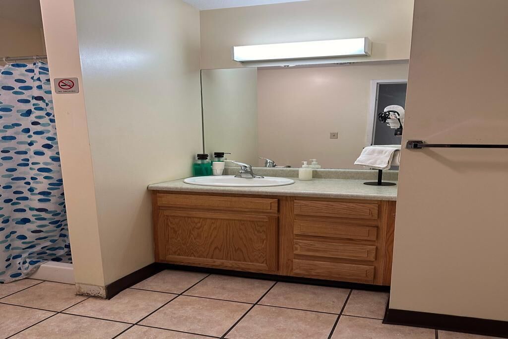 Regadera y secadora de cabello 