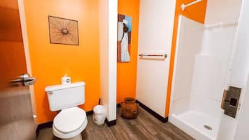 Een douche, een haardroger