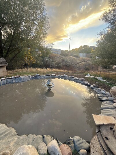 Tranquil farmhouse coi pond chickens duck eggs and pigmy goats, in New Castle co