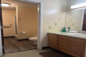 Ducha y secador de pelo