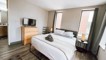 2 slaapkamers, een strijkplank/strijkijzer, wifi, beddengoed