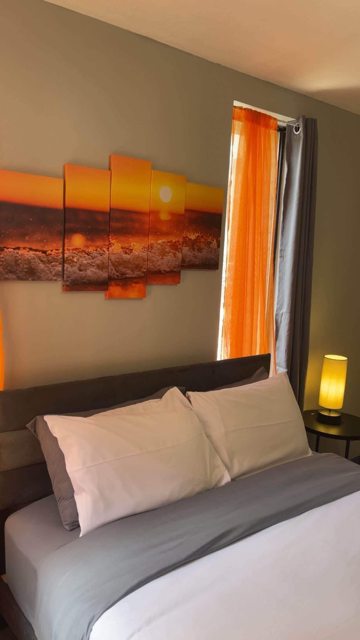 2 slaapkamers, een strijkplank/strijkijzer, wifi, beddengoed