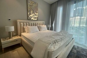 Unclassified image, 2 of 13, button - Dubai Marina Walk Gem Modern Apt with Pool & Gym access, Steps to Beach & Metro (Dubai)