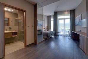 Chambre Double Confort, balcon, vue montagne